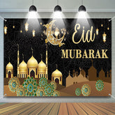 Aperturee - Night Sand Color Palace Eid Mubarak Backdrop